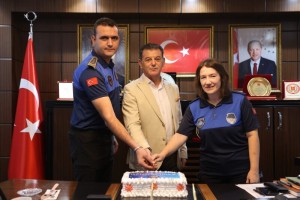 Başkan Çetin, Zabıta Personelinin Zabıta Haftası’nı Kutladı